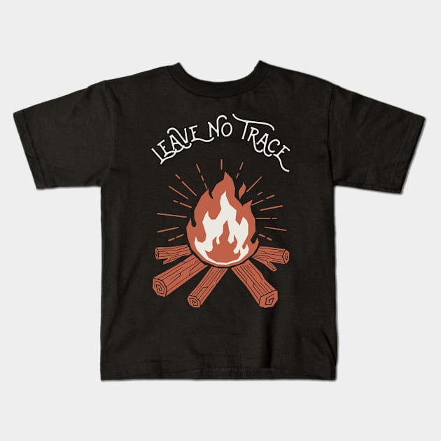 Leave No Trace Kids T-Shirt by OutdoorByCody